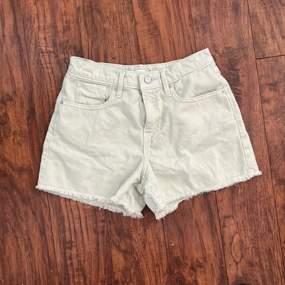 old navy jean shirts light green